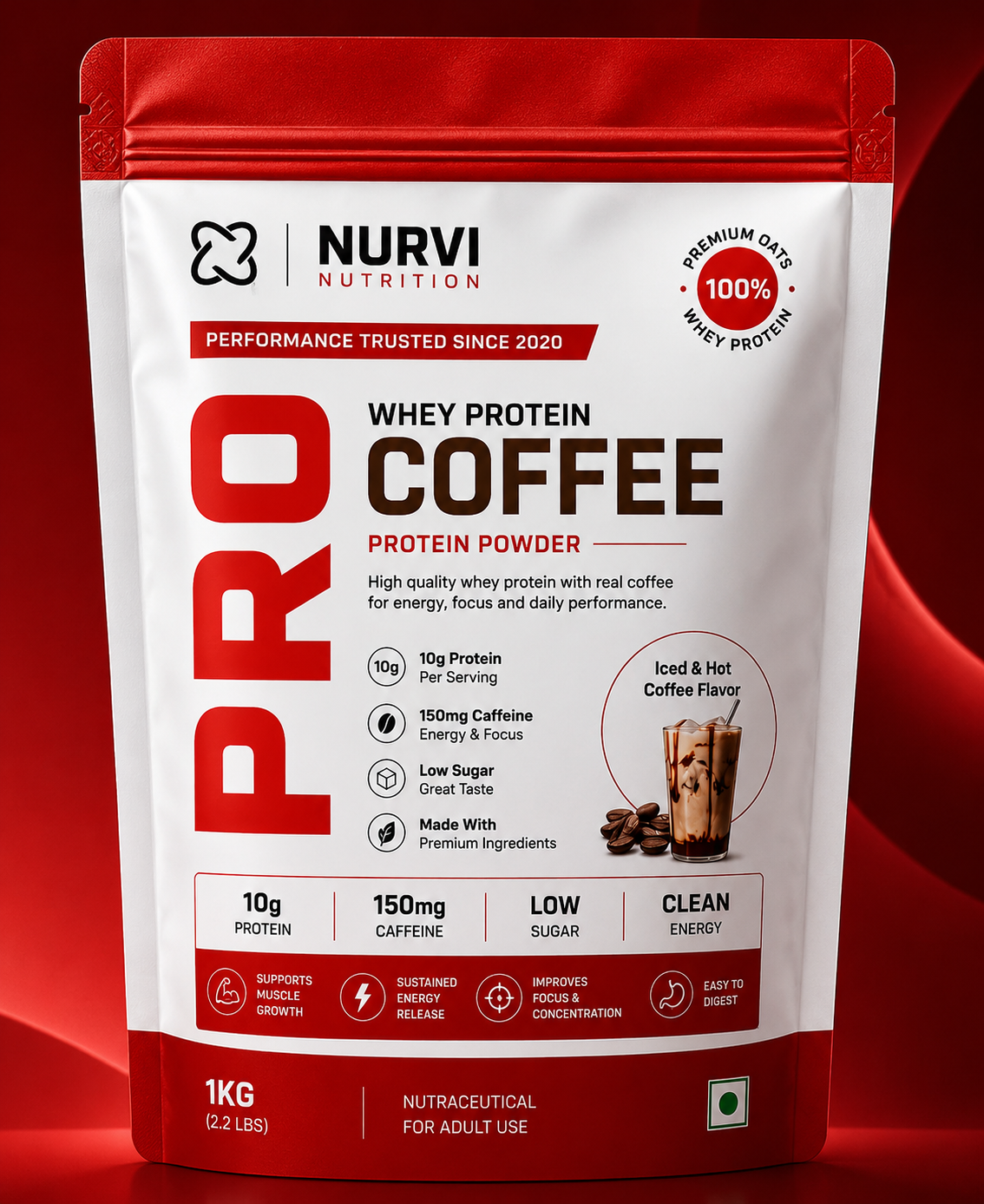 NURVI® Whey Protein Coffee